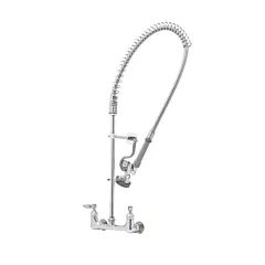 T&S Brass Pre Rinse Wall Mount Faucet with 44