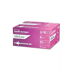 UltiCare Insulin Needle/Syringe Combo 3/10cc 31g x 5/16