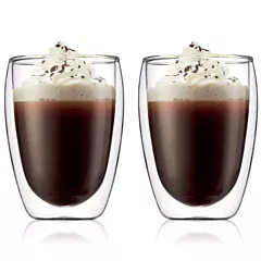 Bodum Pavina 12 Oz Double Wall Glass 2 /Box