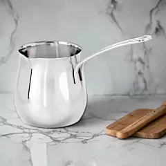 Cuisinox 12 Oz Stainless Steel Turkish Pot with Extended Lip