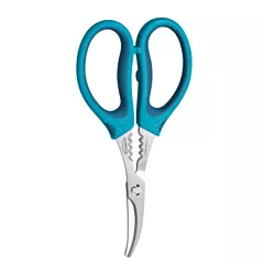 Trudeau Seafood Sheers, Blue Handle