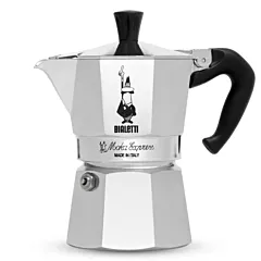 Bialetti Moka Express 1 Cup Stovetop Espresso Maker, Aluminum(20360)