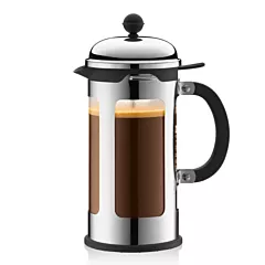 Bodum Chambord 4 Cup French Press with Locking Lid, Chrome(11171-16)