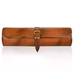 Boldric 8 Pocket Canvas Knife Roll, Tan