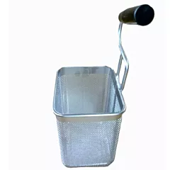 Nella Pasta Cooker Rectangular Basket with Right Handle