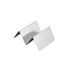 American Metalcraft Taco Holder with 1-2 Slots, Stainless Steel