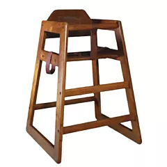 Magnum Wooden High Chair, Walnut