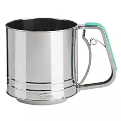Trudeau 5 Cup Flour Sifter, Stainless Steel