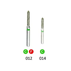ValuDiamond Burs Modified Beveled Cylinder 878 10/pkg