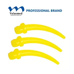 Valuemed Professional Intraoral Mixing Tips Yellow, 100/pkg