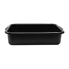 Vollrath Black Bus Bin, 5