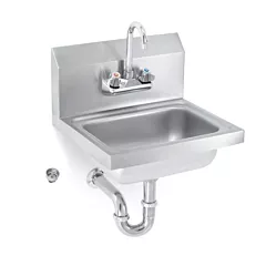 Vollrath Wall-Mount Hand Sink with Gooseneck Faucet(K1410CS)
