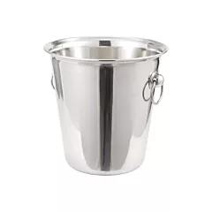 Winco 4 Qt Wine Bucket, Stainless Steel(WB-4)