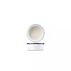 Churchill Retro Blue 6.9 Oz Ramekin, White 24/Case(WHBBLRKN1)