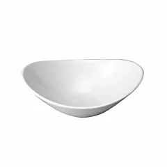 Churchill Orbit 17 Oz Oval Coupe Bowl, White 12 /Case - WH OB8