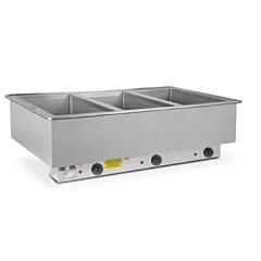 Atlas Metal 3 Pan Drop-In Hot Food Well