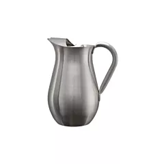 Service Ideas 2 Litre Water Pitcher with Ice Guard, Stainless Steel(WPB2BS)