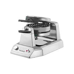 Waring Belgian Commercial Double Waffle Maker 50 Waffles per Hour 120V(WW200)