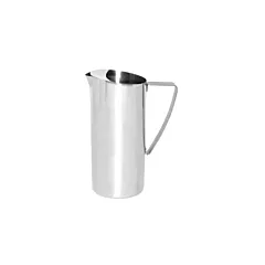 Service Ideas 1.9 Litre Water Pitcher with Ice Guard, Stainless Steel(X7025BS)