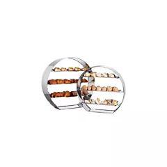 Spring USA XCESSories Large Hammered Display, Stainless Steel, 30.25