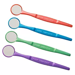 Plak Smacker Disposable Mouth Mirrors Assorted Colours, 144/bag