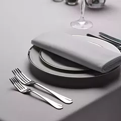 Milliken Signature Plus Table Cloth- Medrite Grey-  54