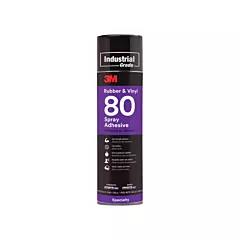 3M Rubber & Vinyl Spray Adhesive, 18 oz., Aerosol Can, Yellow (80-24OZ-IND)