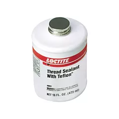 Loctite Thread Sealant with PTFE, 473 ml, White, Brush-Top Can, -51° C - 149° C/-59.8° F - 300.2° F (1527514)