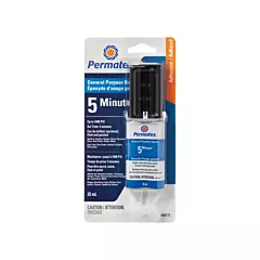 Permatex PermaPoxy™ 5 Minute General Purpose Epoxy, 29.5 ml, Epoxy, Clear, 15 min., 16 hrs. (84111)