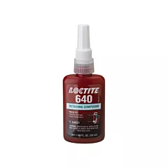 Loctite Composé de retenue 640 résistance moyenne/haute température, 50 ml, Bouteille, 60 min, 24 h, Vert (135520)