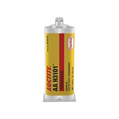 Loctite Speedbonder H3101 Adhesive, 50 ml, Dual Cartridge, Clear, Two-Part, 25 min. (2018435)