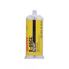 Loctite Hysol™ E-05CL Adhesive, 50 ml, Dual Cartridge, Clear, 24 hrs. (237099)