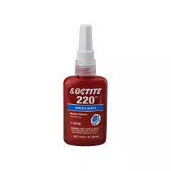 Loctite Threadlocker 220, 50 ml, Bottle, Medium, 6 min., 24 hrs. (645093)