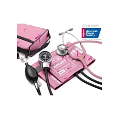 ADC Pro's Combo III Pocket Aneroid & Stethoscope Kit - Breast Cancer Awareness (VMADC778-603-11ABCA)