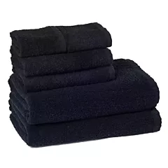 Adonis Premium Black Bath Towels - Commercial Standard Size, Full Terry, 100% Ring Spun Cotton