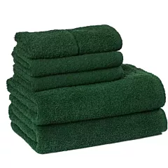 Adonis Premium Forest Green Bath Towels - Commercial Standard Size, Full Terry, 100% Ring Spun Cotton