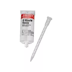 Loctite Fixmaster® 4 Minute Adhesive, 50 ml, Dual Cartridge, Amber, 4 min., 15 min. (235612)
