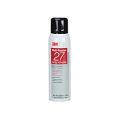 3M 27 Multi-Purpose Spray Adhesive, 13.05 oz., Aerosol Can, Clear (27-20OZ-IND)