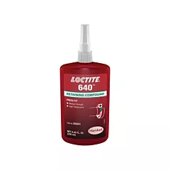 Loctite Loctite® 640 Retaining Compound, 250 ml, Bottle, 60 min., 24 hrs., Green (135521)