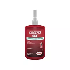 Loctite Loctite® 661 Retaining Compound, 250 ml, Bottle, 4 min., 24 hrs., Yellow (234921)