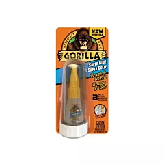Gorilla Super Glue Brush & Nozzle, 10 g, Bottle, Clear (102098)