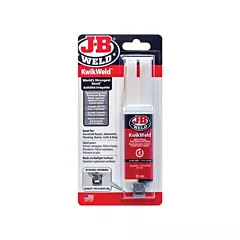 J-B Weld KwikWeld Adhesive, 25 ml, Syringe, Grey, 6 min., 6 hrs. (50176CAN)