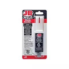J-B Weld Plastic Bonder Adhesive, 25 ml, Syringe, Black, 15 min., 30 min. (50139CAN)