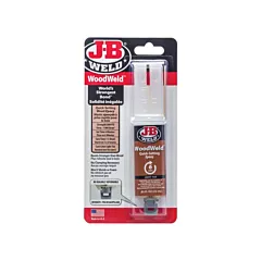 J-B Weld WoodWeld Adhesive, 25 ml, Syringe, Tan, 6 min., 3 hrs. (50151CAN)