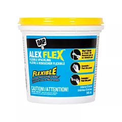 DAP Plâtre à reboucher flexible Alex Flex(MD), 946 ml, Contenant en plastique (74871)