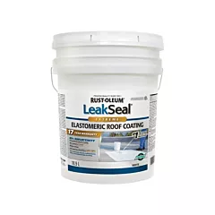 Rust-Oleum Revêtement de toiture élastomère extrême 17 ans LeakSeal(MD), Seau, 18,9 L (322080)
