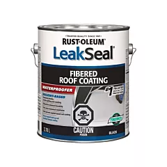Rust-Oleum LeakSeal® Fibered Roof Coating, Gallon, 3.78 L (322073)
