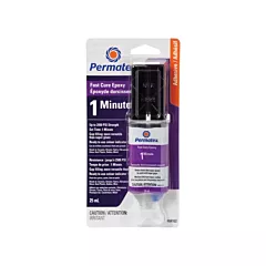 Permatex Gel Epoxy, 25 ml, Syringe, Clear, 1 min., 5 min. (84162)