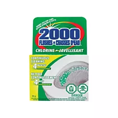 WD-40 2000 Flushes® Bleach Toilet Bowl Cleaner, 35 g, Tablet (90616)