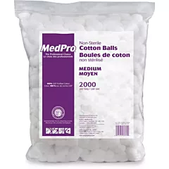*Discontinued* MedPro Medium Cotton Balls 2000/bag